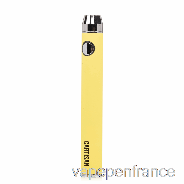 Cartisan Bouton VV 900 Double Charge 510 Batterie [micro] Stylo Vape Jaune